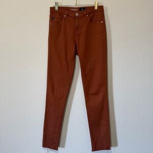 AG Adriano Goldschmied The Legging Ankle Super Skinny Ankle in Rust - 26